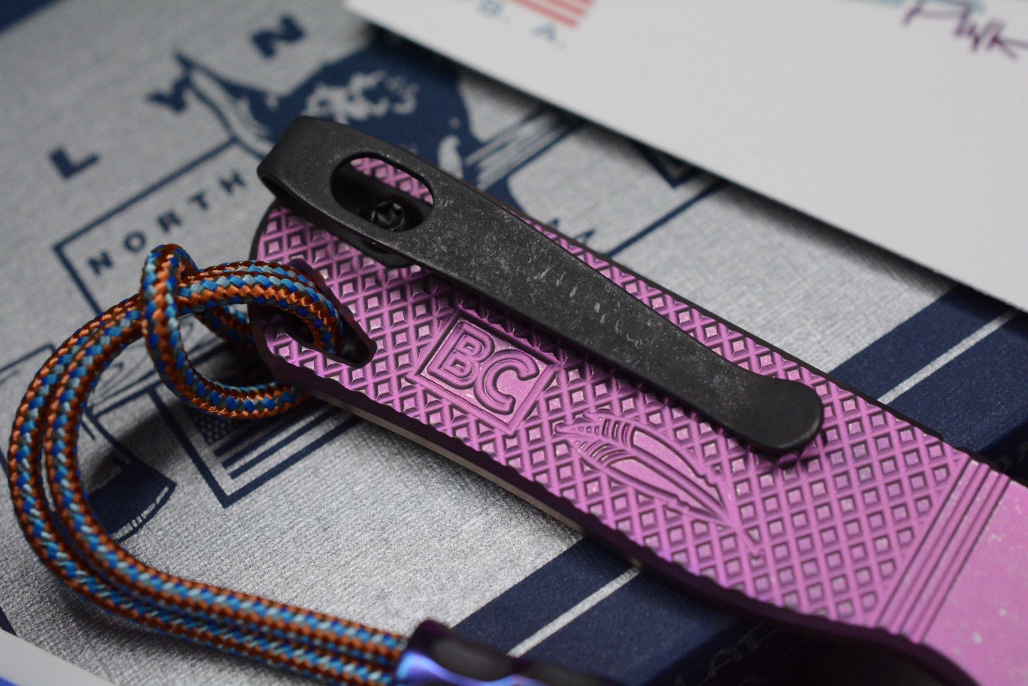 NEW Lynch NW x Jack Wolf Blade Capone - EXC Metallic Blurple Ano w/ Rocked Bead