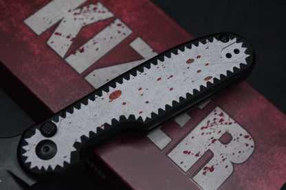 NEW Kizer Knives Cormorant “Leather Face” Black G-10 / Nitro V Blade - L/E EXC