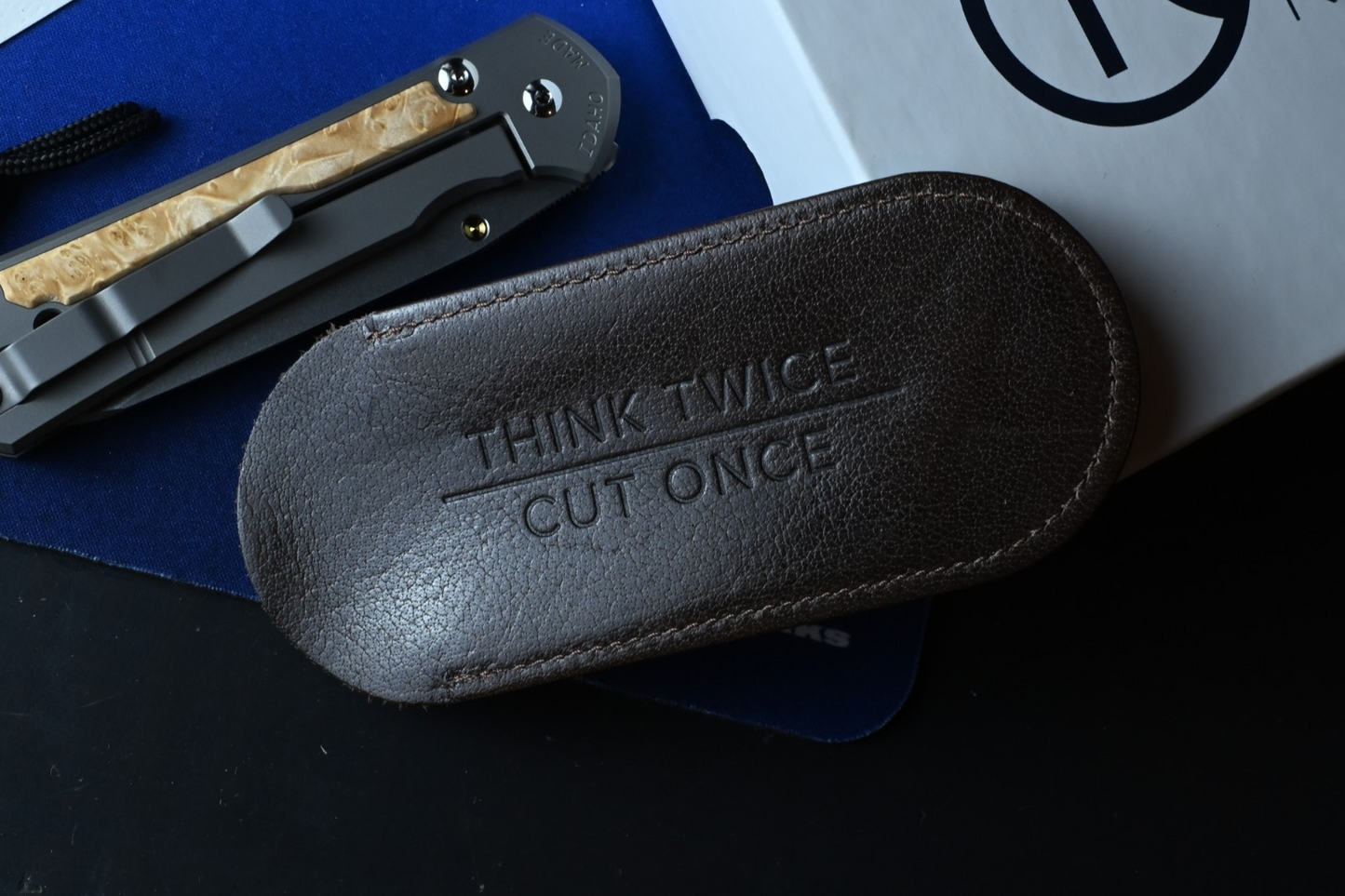 RARE Chris Reeve Large Sebenza 31 Box Elder Inlay / Magnacut Insingo w/CRK Pouch
