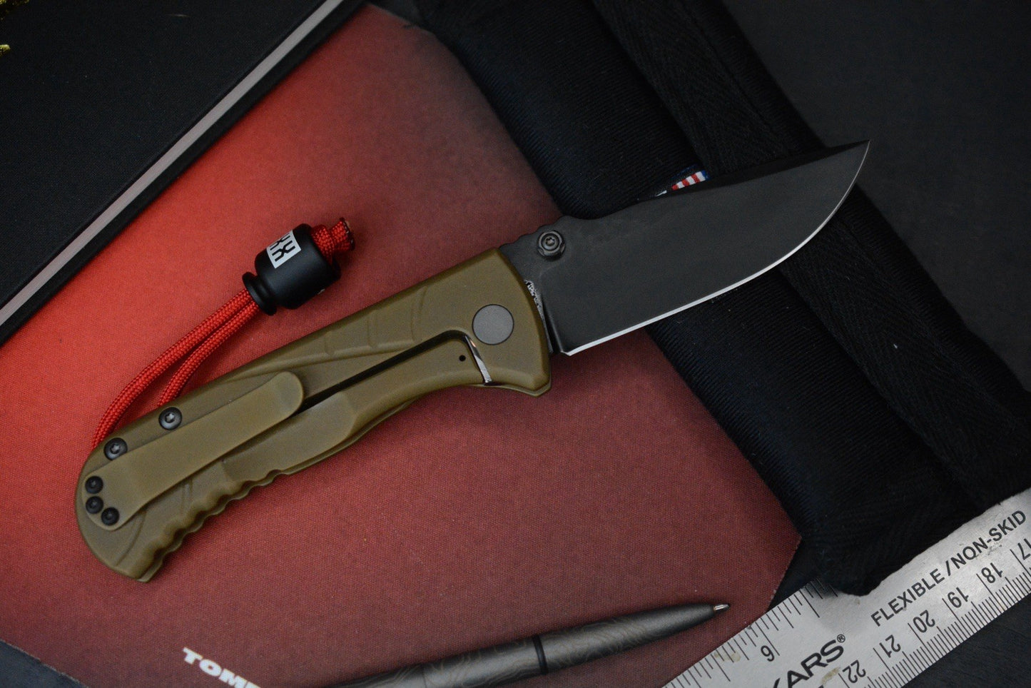 RARE ++ Les George Talos - DLC FDE Handle/ Black DLC Magnacut w/ Poison Bead