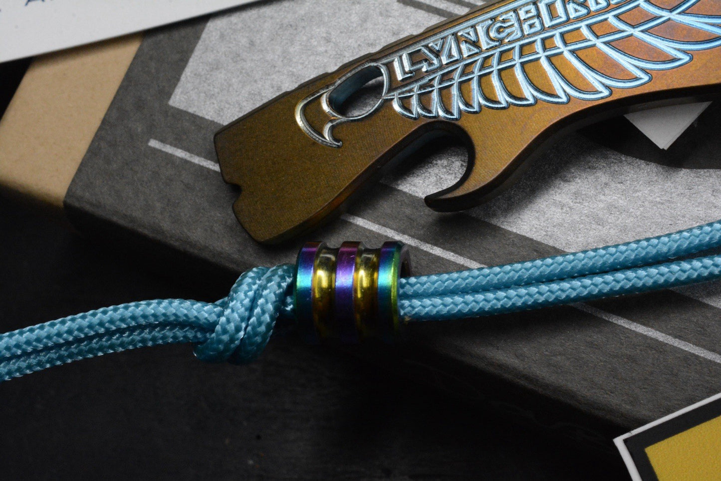 NEW Lynch Northwest V2.7 Double Wing Makers Choice Ano Pry w/ Custom Bead & COA