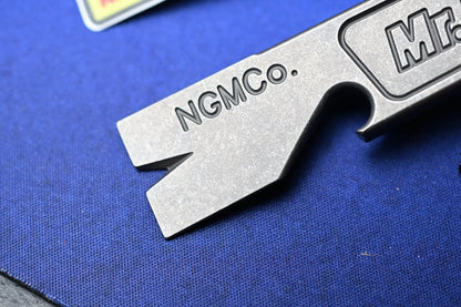 NEW Nice Guy Machine Co CRUNCH Bar Ti Pry 5.5” NGMCo w/ TKW Frankart Bead