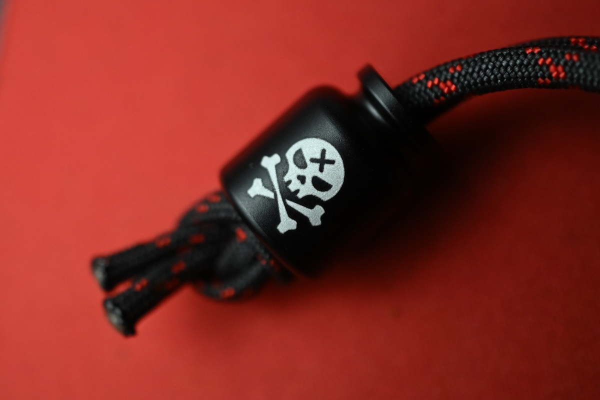 RARE Spyderco BHQ EXC Tenacious - Natural G10 / Black DLC Tanto w/ Poison Bead