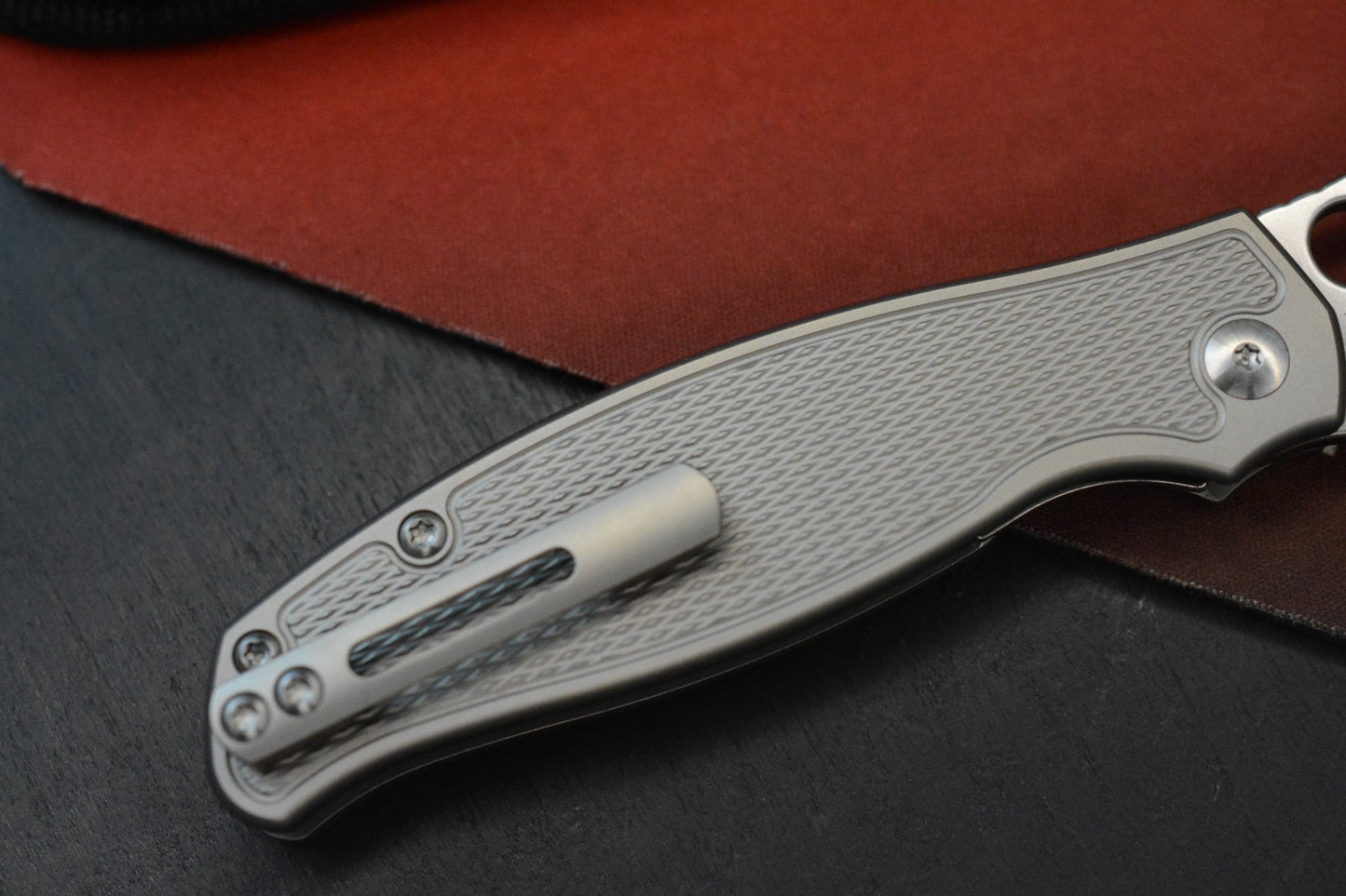 NEW Monterey Bay Knives Wolverine Diamond Plate Ti- S90V Blade SOLD OUT