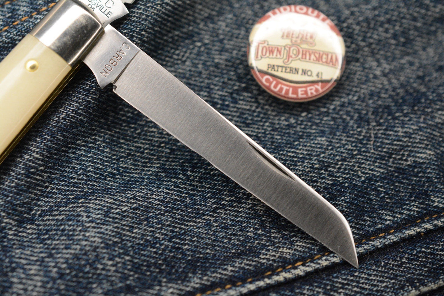 NEW Great Eastern Cutlery - New Town Physician Smooth Oiled Bone # 412226