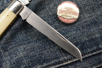 NEW Great Eastern Cutlery - New Town Physician Smooth Oiled Bone # 412226