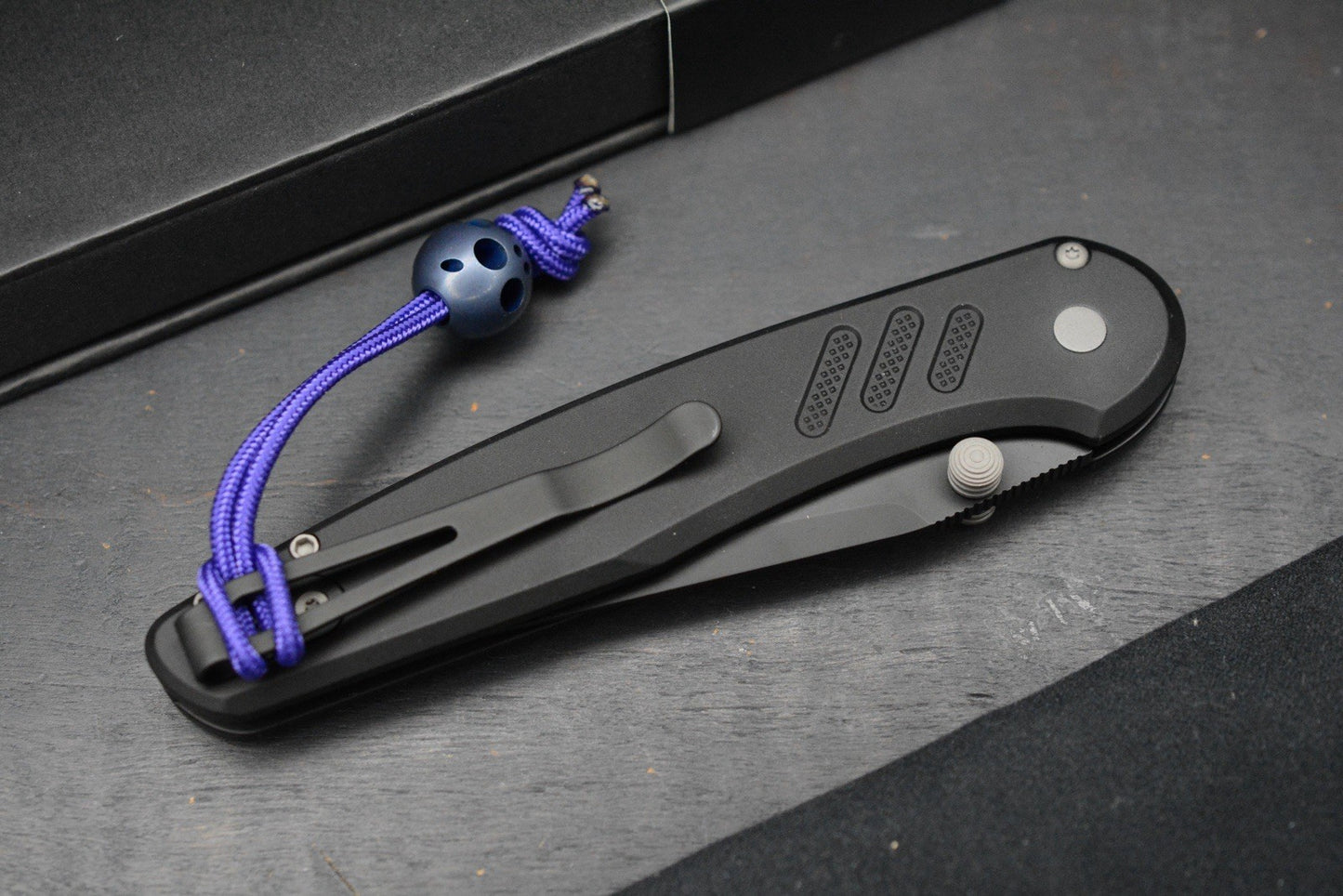 RARE Protech x Peace Neighbor Avalon - Knurled DLC Magnacut 4.25” Manual Button