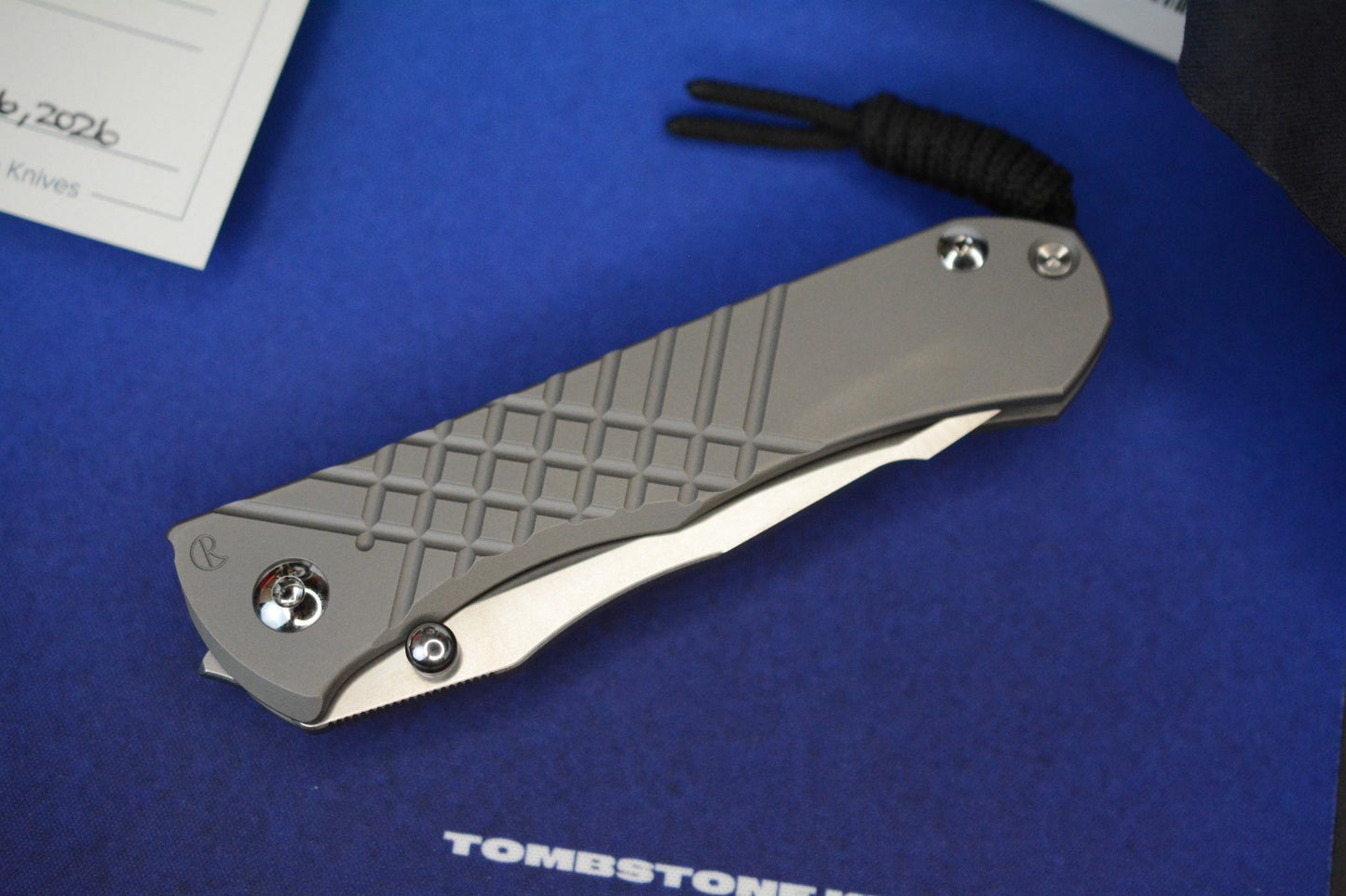 NEW Chris Reeve Umnumzaan - Glass Blasted / Drop Point Magnacut