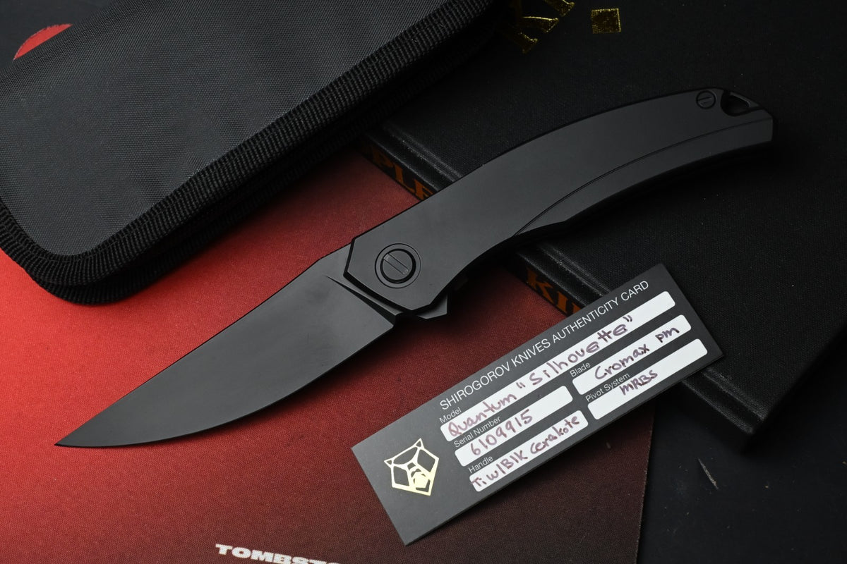 RARE Shirogorov Quantum Silhouette - Black Cerakote Ti / Climax PM Blade MRBS