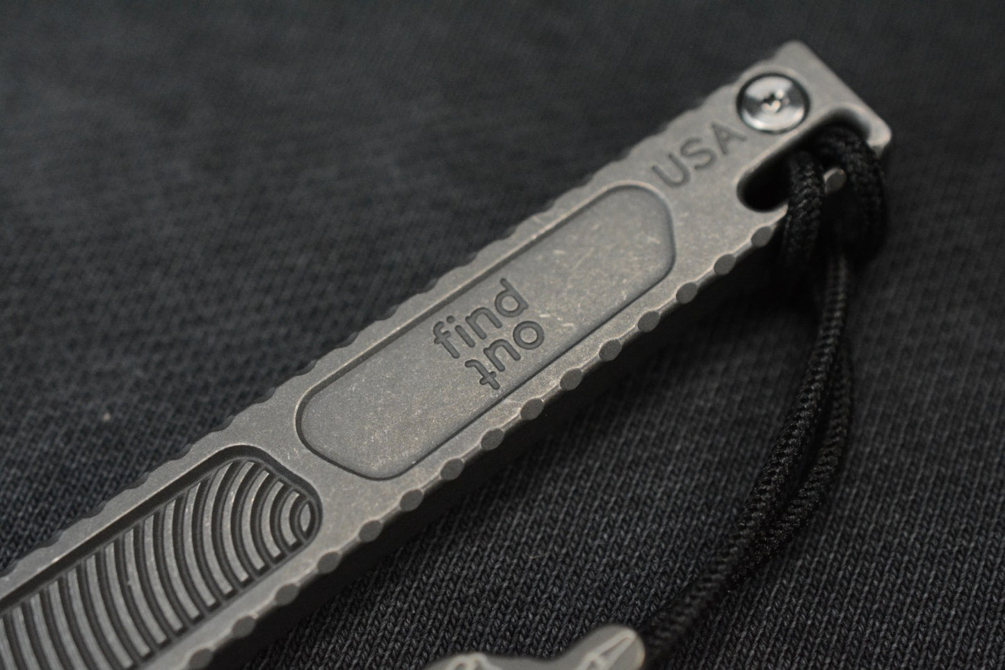 NEW Nice Guy Machine Co FAFO Ti Pry Bar NGMCo w/ F.O From The Grave Bead