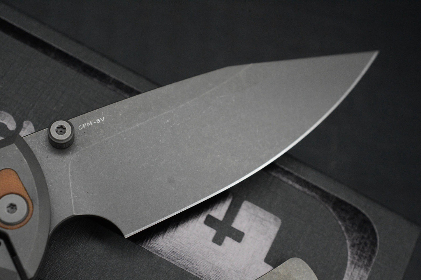 NEW CHAVES Scapegoat 229 Dirty Steve - SW Grey PVD / Natural Micarta Magnetic EXC 1/50