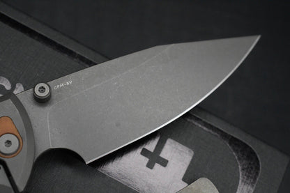 NEW CHAVES Scapegoat 229 Dirty Steve - SW Grey PVD / Natural Micarta Magnetic EXC 1/50
