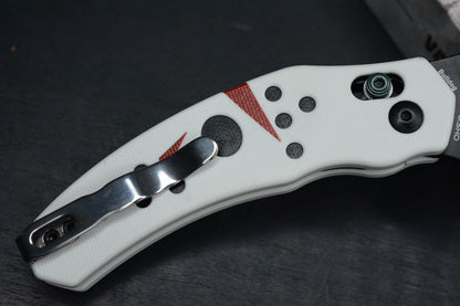 NEW Kizer Knives Bulldog “Jason” White G-10 - Halloween Special Edition EXC