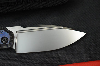 NEW Custom Knife Factory x GTX Elementak Crystalized Ti / 2-Tone M398 SN# 002