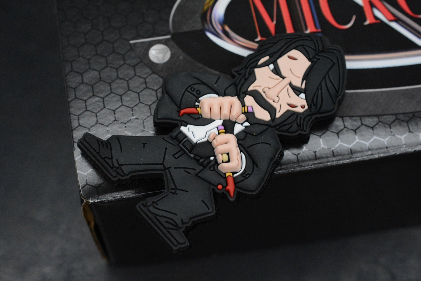 RARE Microtech TAC-P Ti PVD Gold Spike w/ John Wick Pack & Bullet Bead