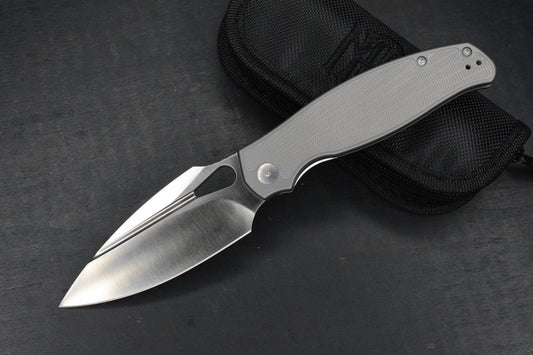 NEW Monterey Bay Knives Sabretooth Frag Pattern Ti- S90V Blade SOLD OUT
