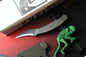 RARE Ed’s Manifesto & Kopis Designs Sneakreaper Elvia Field Knife Green /Polish