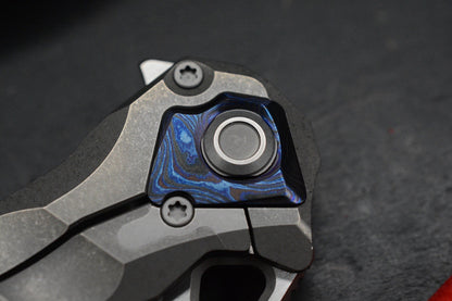 NEW Custom Knife Factory x Marfione Ratax Integral Ti/ M398 / Timascus Pivot