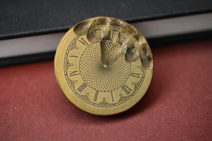 CUSTOM This Too Shall Pass Brass Challenge Coin - Re Playge Microtech