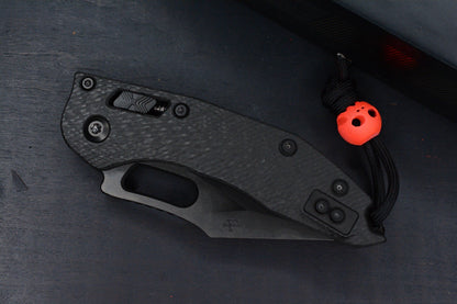 NEW Microtech Stitch-Ram-Lok Carbon Fiber Black DLC w/ Playge Skall & Wick Pack