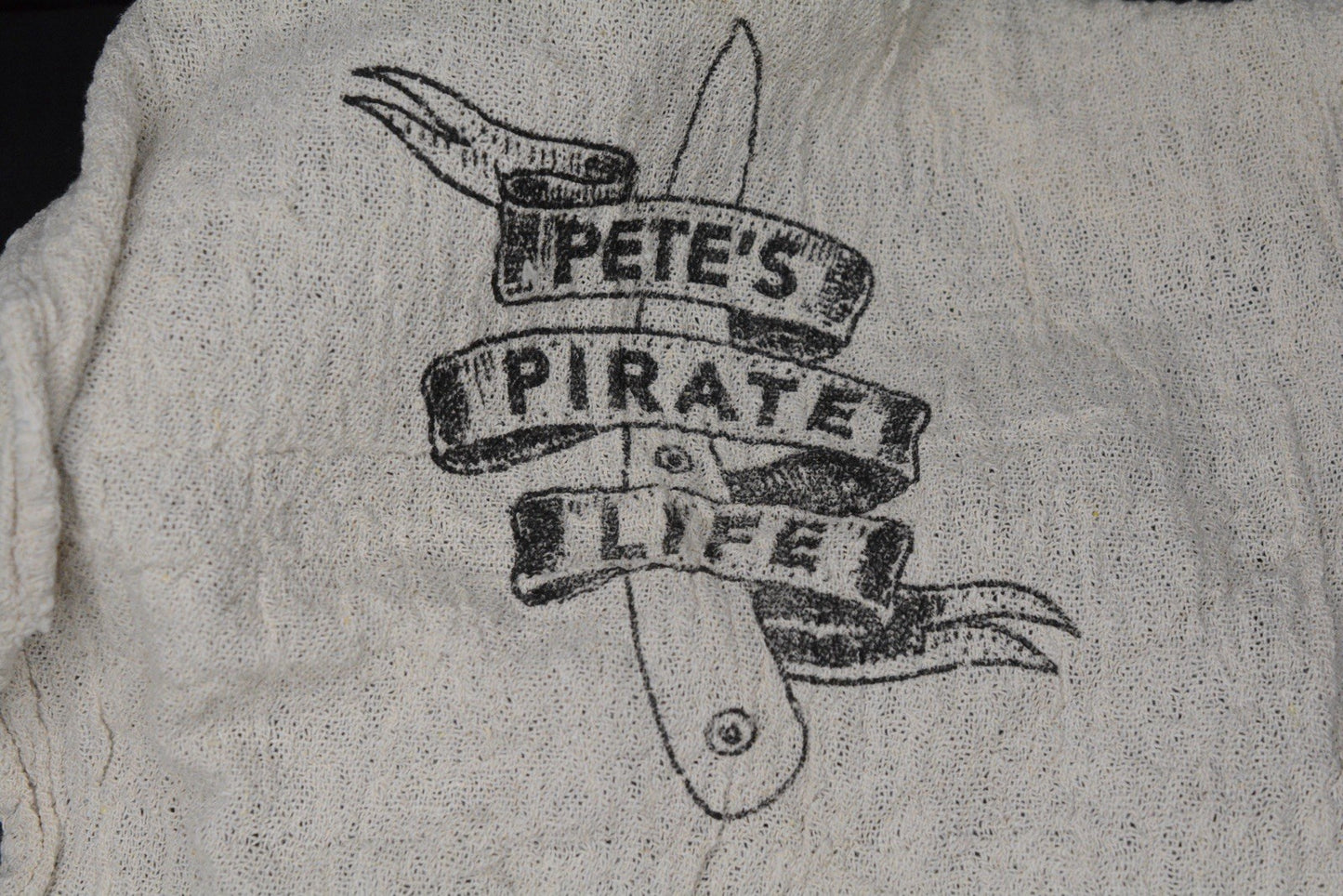 CUSTOM Pete’s Pirate Life PPK Harpoon Magnacut Fixie w/ Brass Challenge Coin