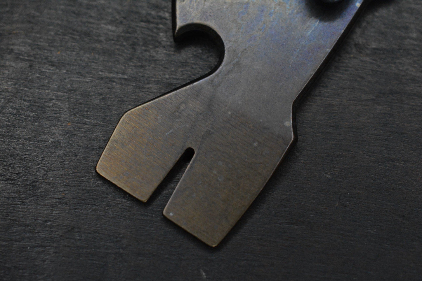 NEW ATTN 2 DETAIL MK3 Anodized Ti Pry Bar #2 w/ Bronze Soldier Bead