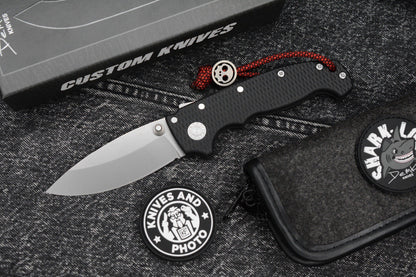 RARE Demko Custom USA AD20S - Black G-10/ Barong Magnacut Stud Only