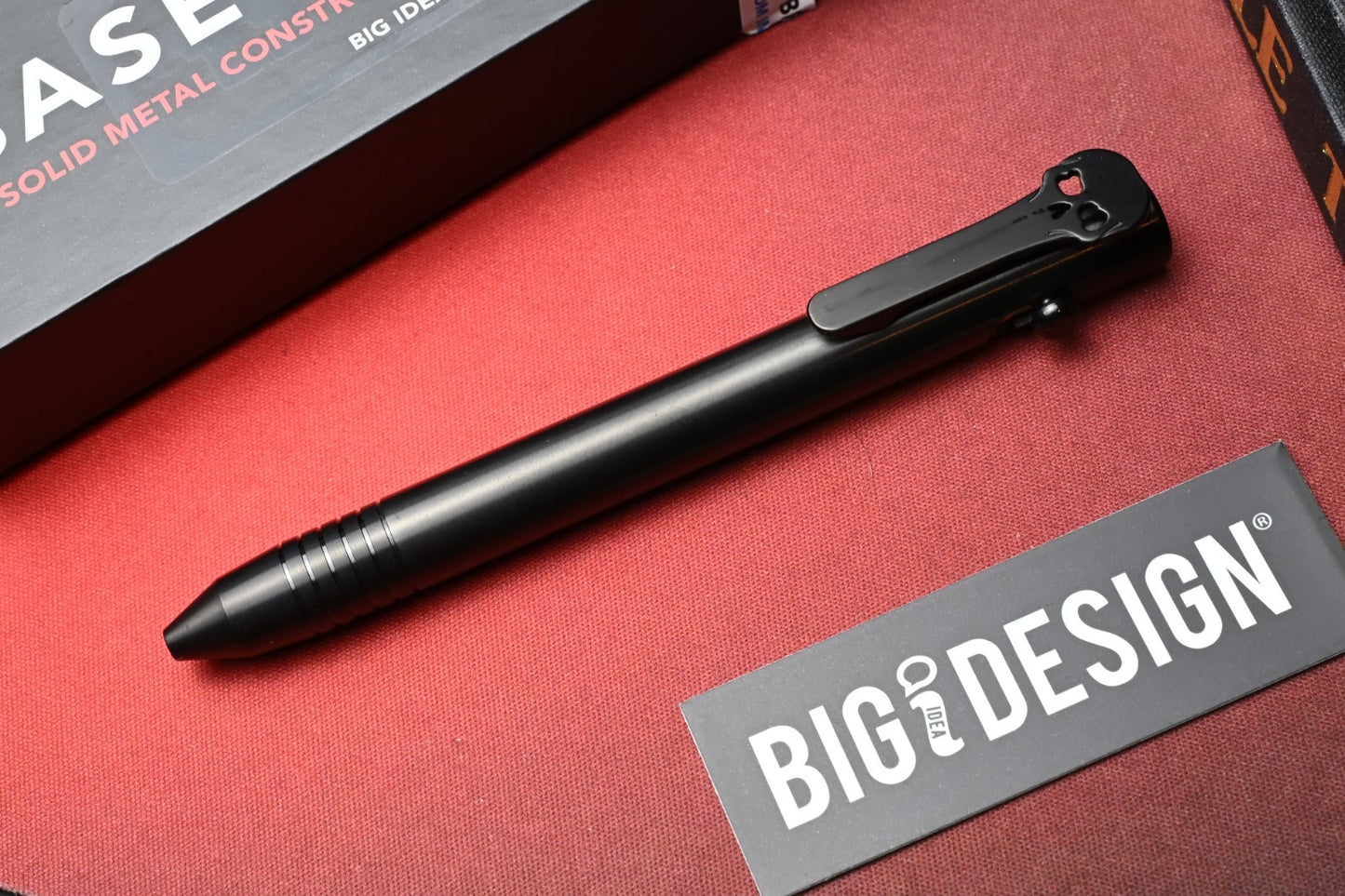 NEW CHAVES x Big Idea Blacked Out DLC Ti Bolt Pen w/ CHAVES Skull Clip