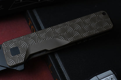 NEW Exceed Designs x Urban EDC TiRant Ultra - Bronze Ti Chaos Seigahai Skiff
