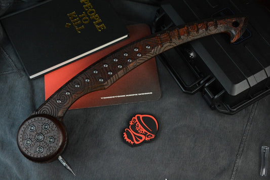 RARE RMJ Tactical x Monkey Edge Gold Point Ball Head War Club - Valhalla
