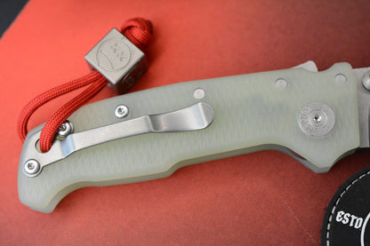 NEW Demko MGAD20 Compact Batwing - Natural G10 / Stonewash Magnacut SN 124