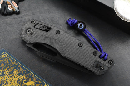 NEW Microtech MSI RAM-LOK Carbon Fiber SHADOW Black DLC w/ John Wick Pack & Bead
