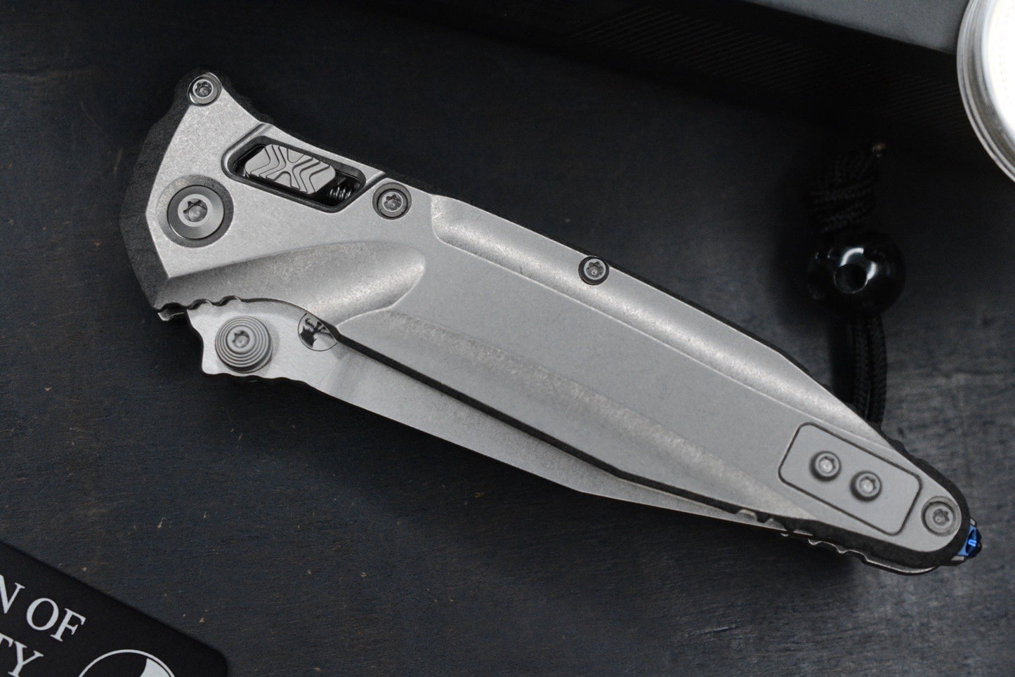 NEW Microtech Socom Delta RAM-LOK Ti/ SPEARPOINT M390 w/ John Wick Pack & Bead