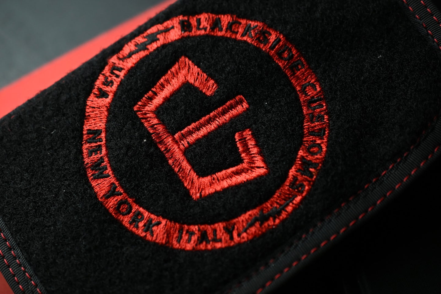 RARE BLACKSIDE Customs SOE Organizer Pouch - Black / Red 7”