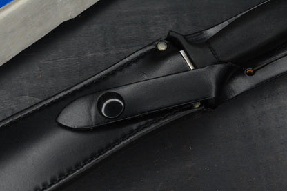 VINTAGE Paul Gerber 1979 MKII Survival Knive w/OEM Leather sheath & Box COMPLETE