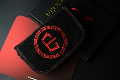 RARE BLACKSIDE Customs SOE Organizer Pouch - Black / Red 7”