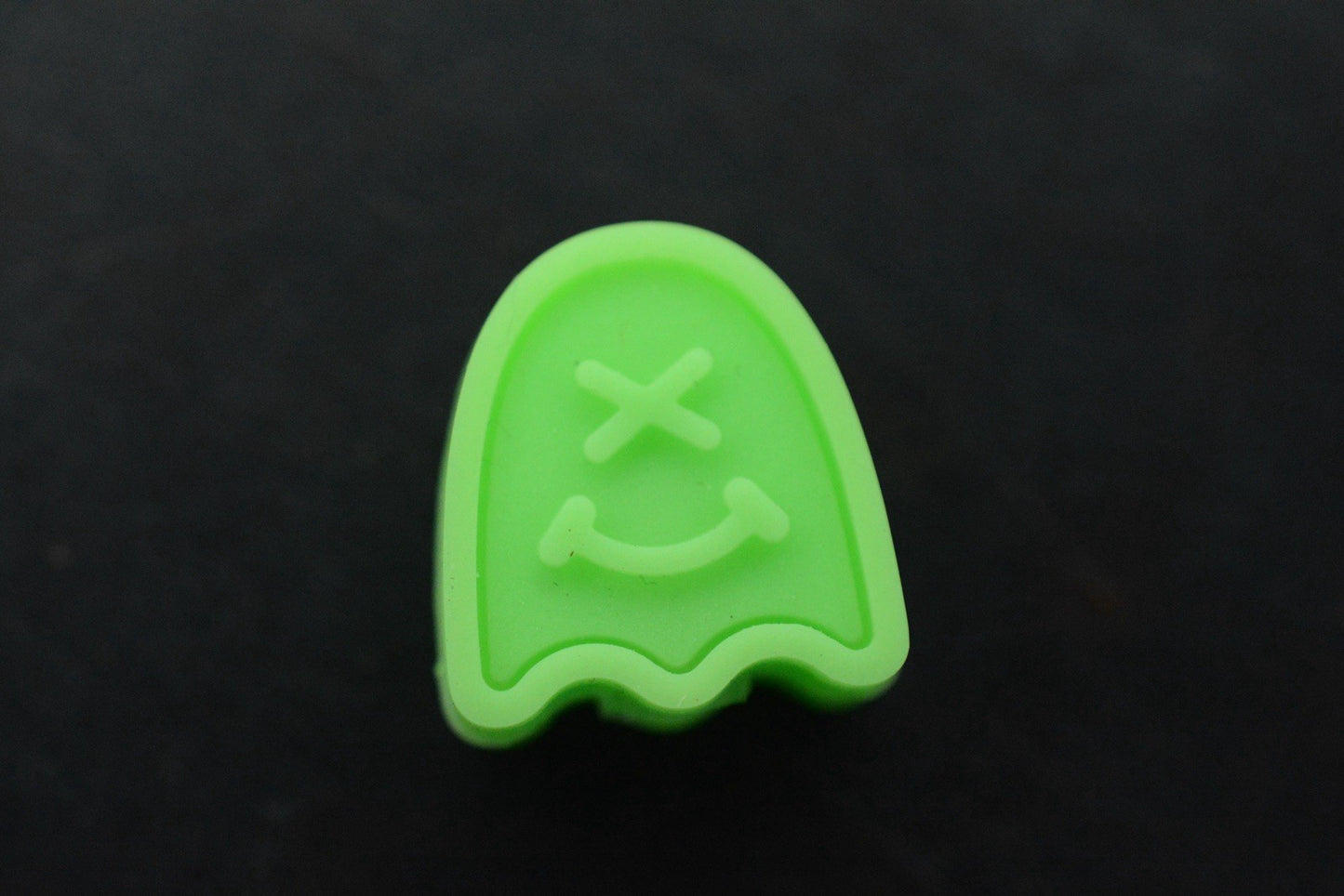 NEW Wkrmn Design - Ghost PVC Bead - GITD Green