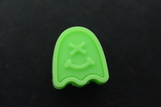 NEW Wkrmn Design - Ghost PVC Bead - GITD Green