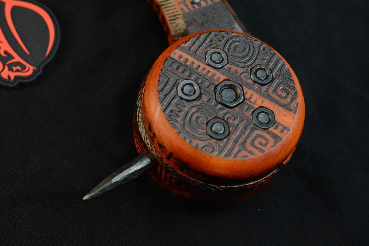 RARE RMJ Tactical Gold Forge Point Ball Head War Club - Ornate Valhalla Edition