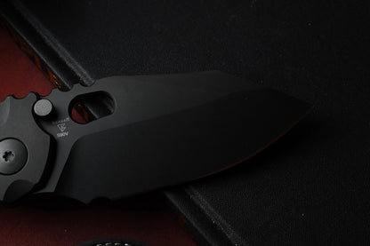 RARE Dalibor Bergam Draco - Black DLC Milled Ti Integral / Black DLC S90V