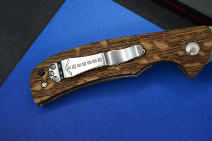 RARE Emerson Knives Liberty & Freedom - America 250 American Oak SN 47 of 50