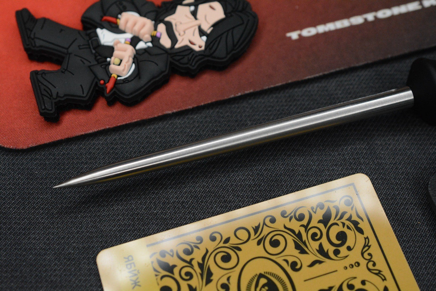 RARE Bastinelli Eye Scream Death Spike w/ Sheath & John Wick Pack Re Microtech