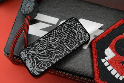 NEW RIVERY x CadLab Zero OG Pattern - Topo Black w/ Triple Aught Patch & Bead