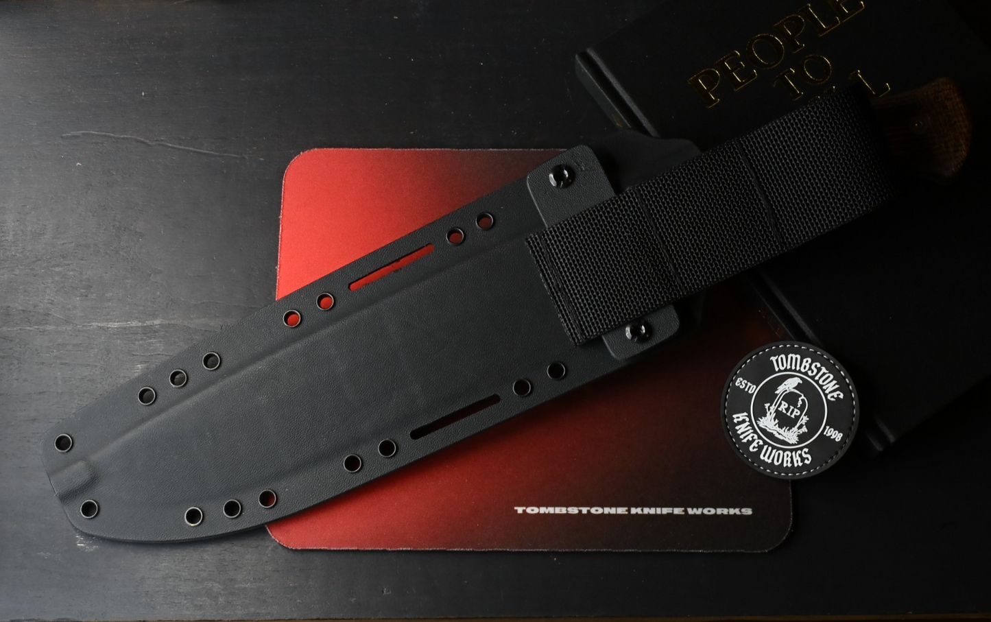NEW Carothers Performance Knives Light Chopper - Burlap Micarta / Delta 3V 16”