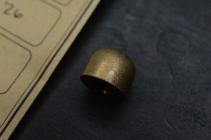 NEW Salt & Peppa Bean Tumbled Brass Bead - Seeds Line - Re Playge Microtech