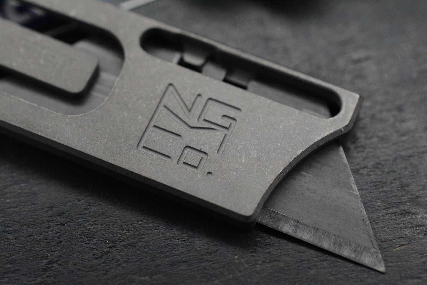NEW Nice Guy Machine Co x Gil-Tek Minimalist Utility Knife - Ti w/ TKW Bead
