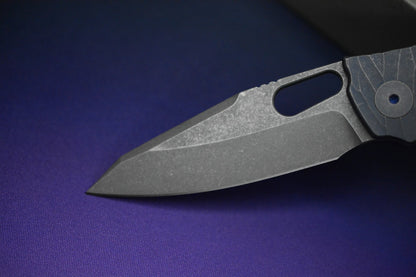NEW Urban EDC x Demko Castellan N/F - Acid Etched Vanax / Blurple Rock Ti