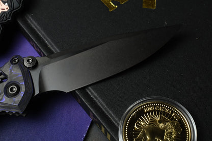 NEW Microtech x NCB EXC Socom - Purple Haze Carbon Fiber Black DLC w/Wick Pack