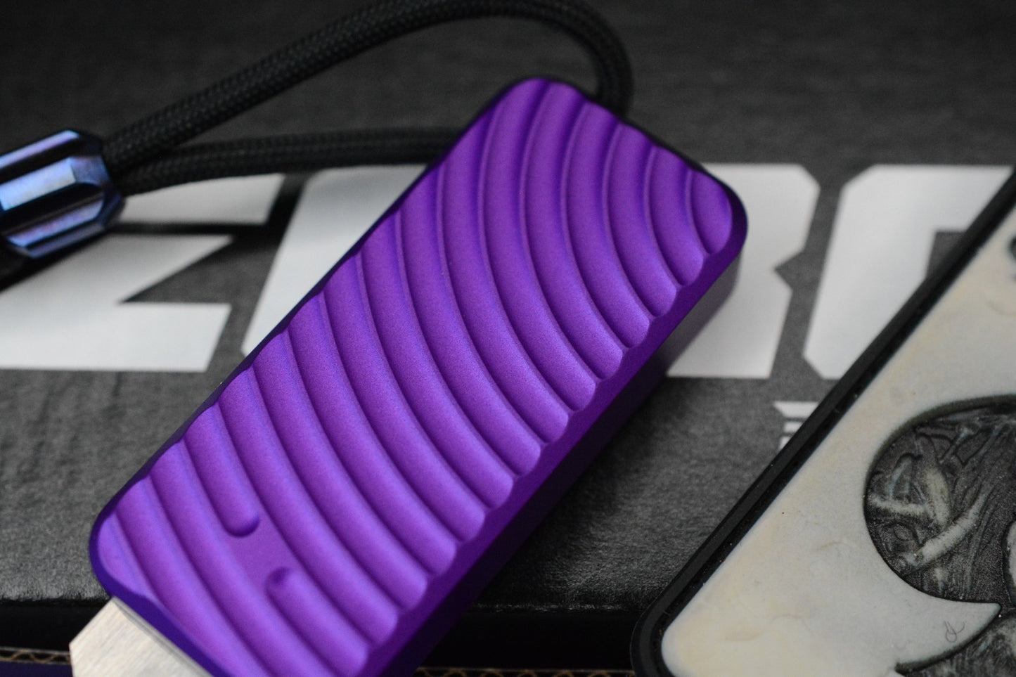 NEW RIVERY × CadLabZero OG Pattern - Royal Purple w/ Ti Bead & Patch