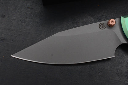 RARE++ Chaves Custom EXC Scapegoat - Green Ano Ti / Copper Magnetic Inlay 1/50